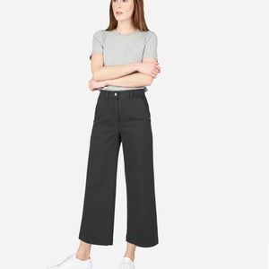 Everlane wide leg crop (BLUE)